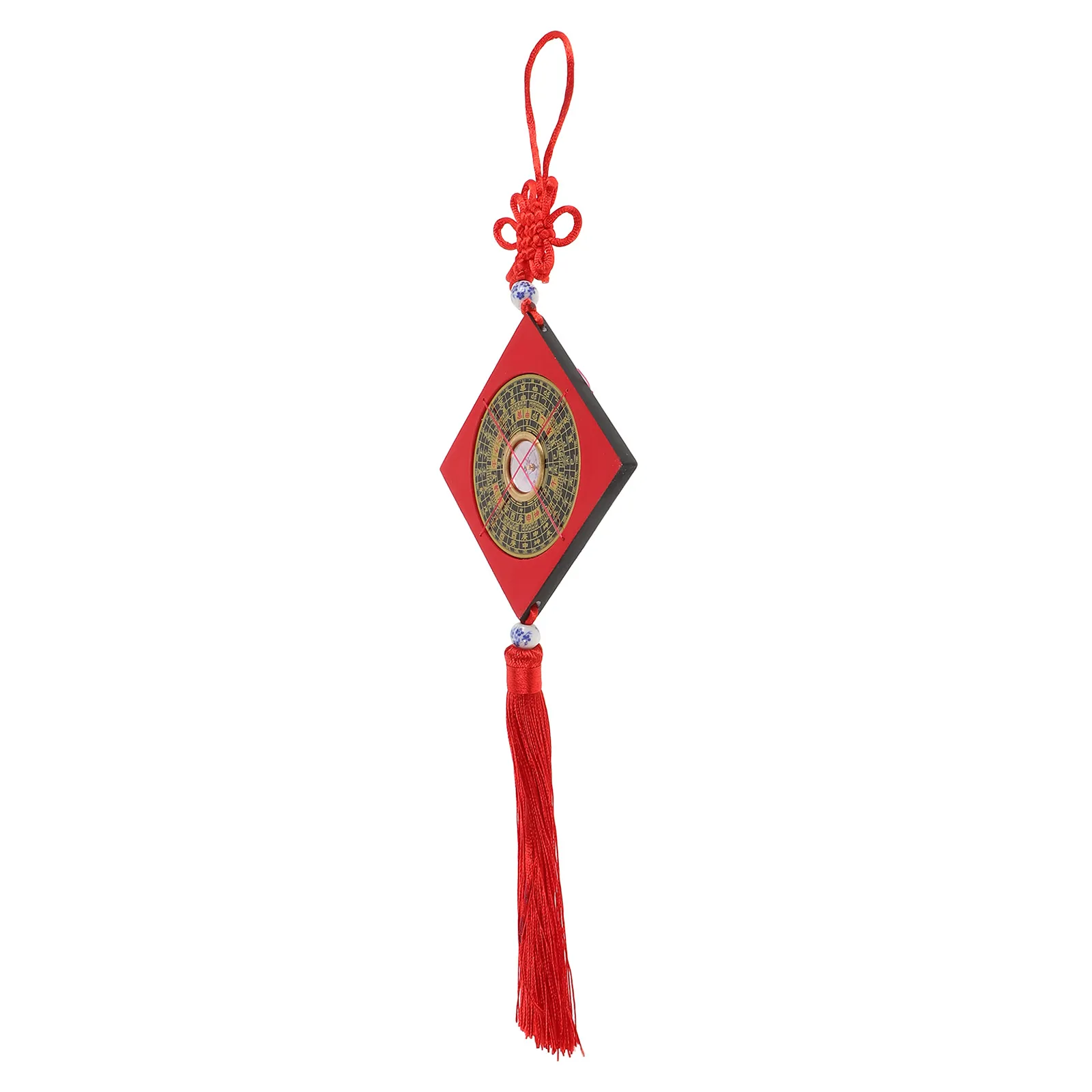 

Feng Shui Compass Pendant Present Decorative Divination Car for Chinese Ornament