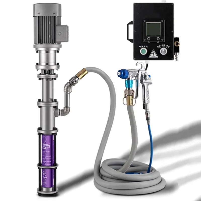 3.0KW Brushless Motor Multifunctional Portable Real Stone Spraying Machine Putty Coating Device High Pressure Wall Paint Sprayer