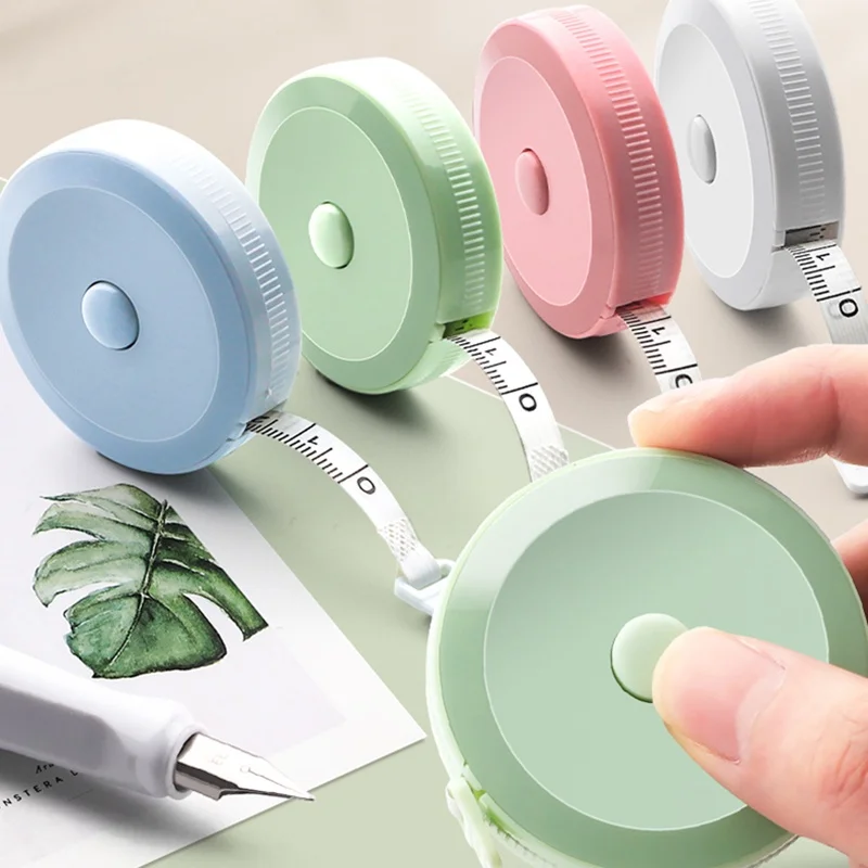 Fita métrica macia mini medida régua de plástico rolo fita medição precisa para diy jóias fazendo acessórios resina artesanato ferramenta