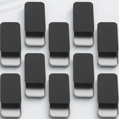 

20pcs Sliding Lid Tin Vintage Tinplate Storage Organizer Compact Container For Lip Balm Lipstick Metal Box Pocket