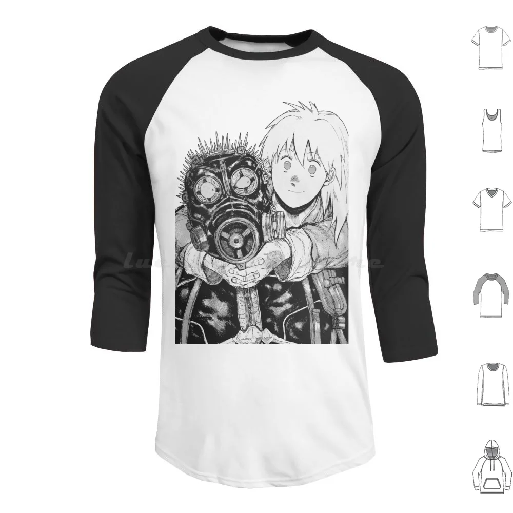 Sudaderas con capucha de manga larga Dorohedoro Nikaido y Caiman Not So Tender Embrace, Dorohedoro Caiman Kaiman Nikaido Noi Shin En
