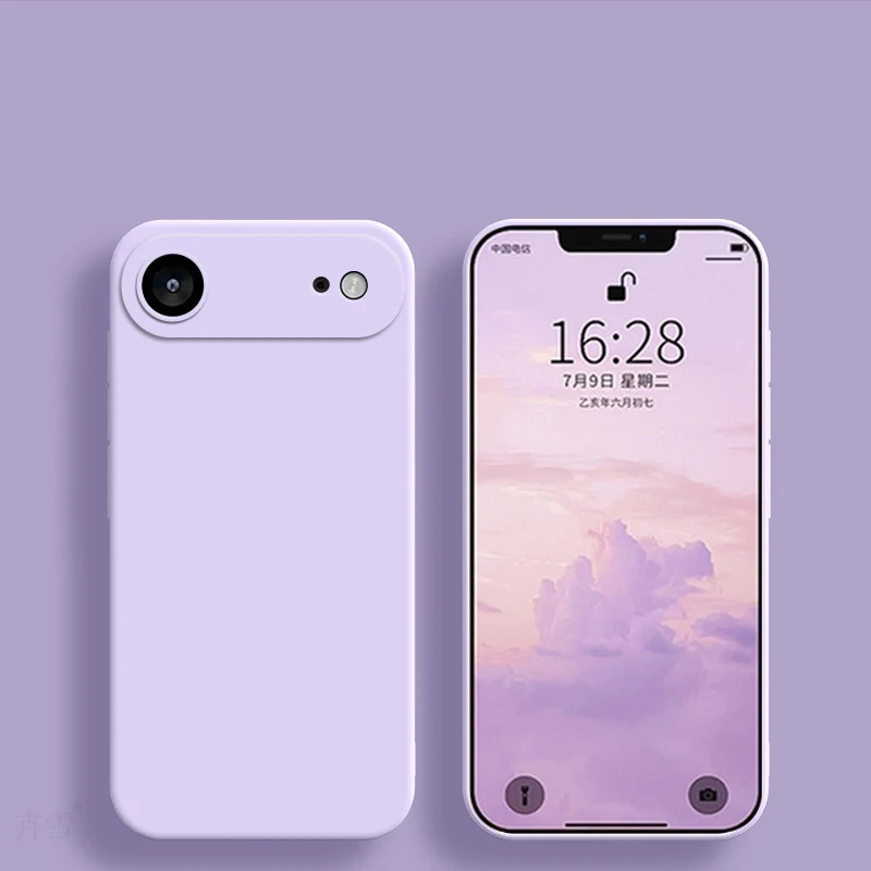 For iPhone 17 Air Case For Apple iPhone 17 Pro Max Cover Luxury Shockproof Liquid Silicone Protective Phone Cover iPhone17 Air