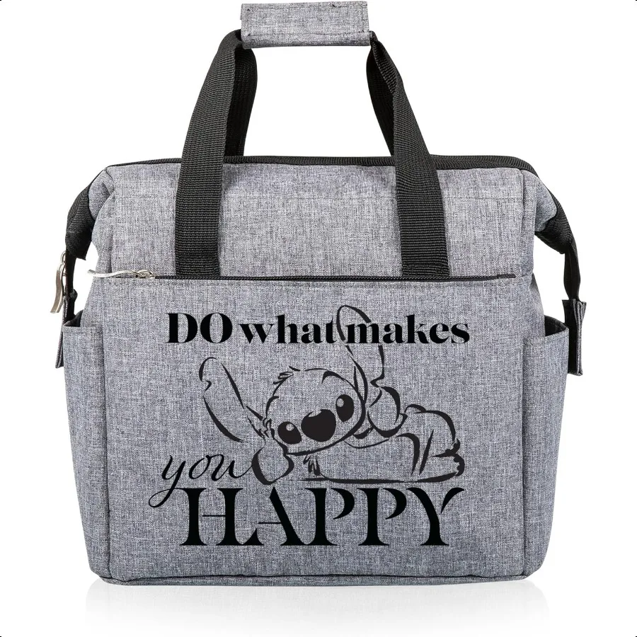 

Lilo Stitch On The Go Lunch Bag Cooler Soft Cooler Lunch Box Insulated Lunch Bag Heathered Gray