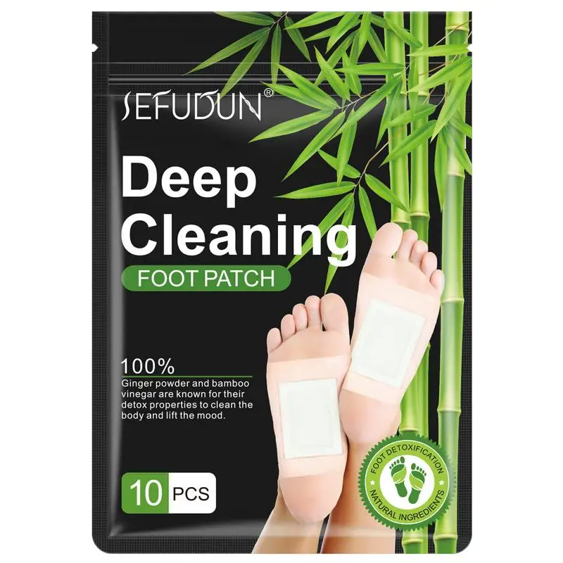 10 PCS Foot Pads De-tox Foot Patch Deep Cleansing Foot Patch Upgraded 2 In 1foot Pads Foot Pads For Foot Care Sleeping &