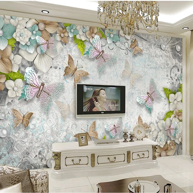 papel-de-parede-criativo-personalizado-3d-borboleta-mediterranea-flor-mural-sala-de-estar-fundo-de-tv-quarto-restaurante-tecido-de-parede