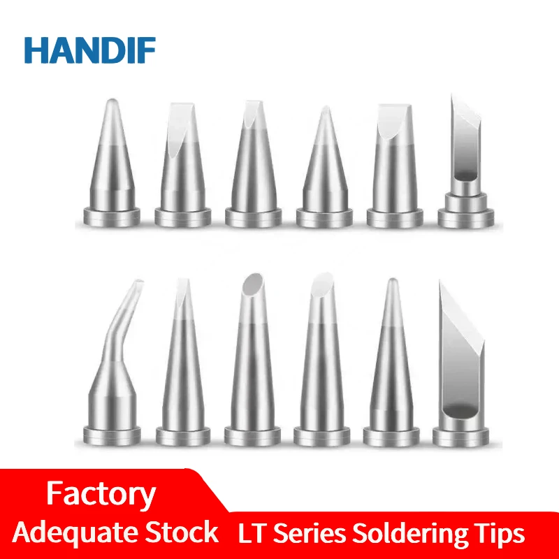 Handif LT Soldering Iron Tips LTB LTM LTK Lead Free 80W Electric Bit Fit Weller WSD81 WT1014 WP80 WSP80 Welding Equipment Tools