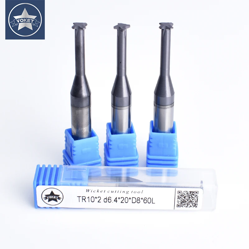 

CNC Tungsten Steel Single Tooth 30Degree Trapezoidal Thread Milling Cutter TR 8 9 10 11 12 14 16 18 20 22 24 26 28 mill mills