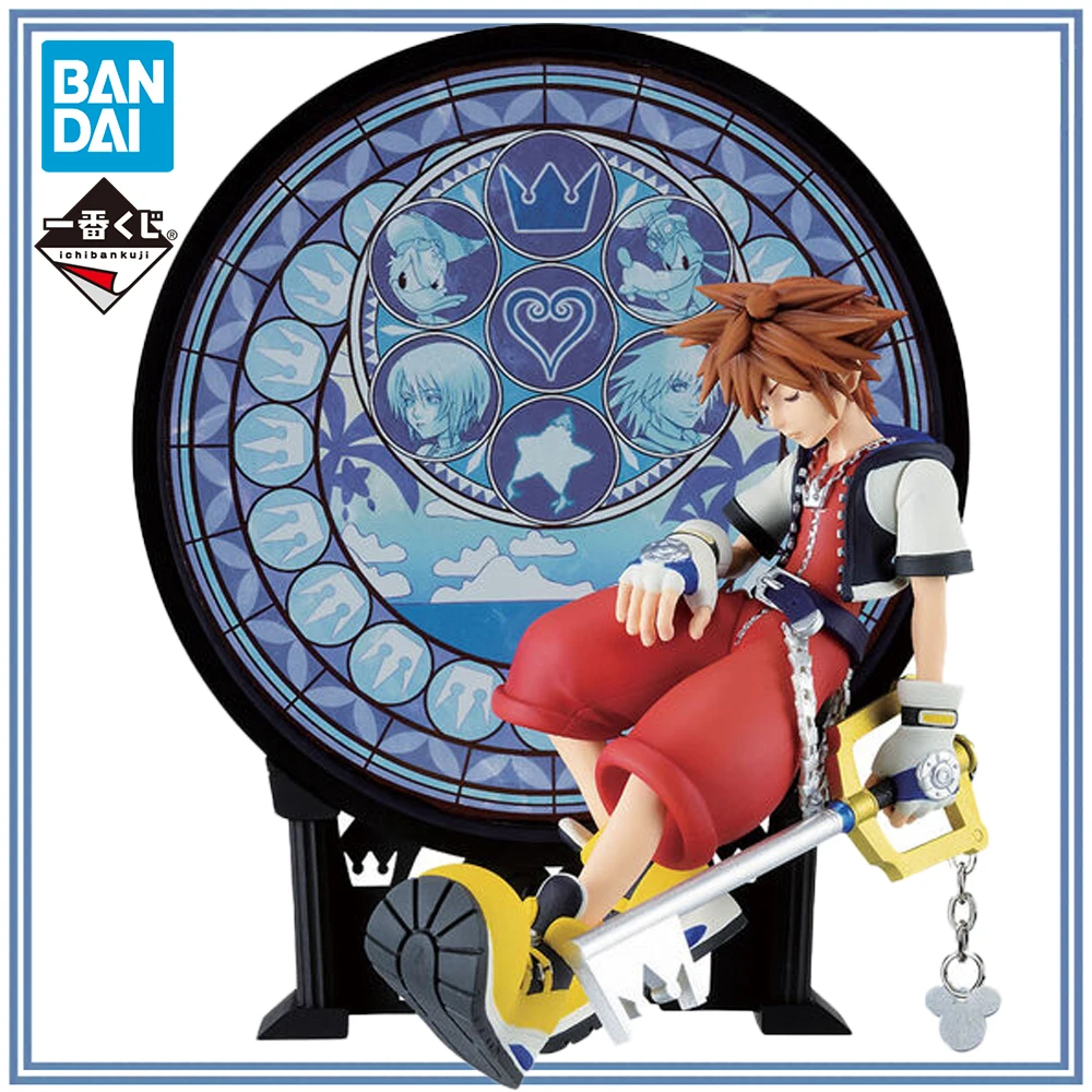 

100% оригинал InStock Bandai Spirits Ichiban Kuji Kingdom Hearts Sora, аниме-фигурка, модель, украшение, коллекция персонажей, подарок
