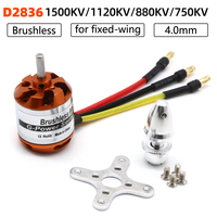 DYS RC Motor D2836 2836 750KV 1500KV 880KV 1120KV 2-4S Brushless Outrunner Motor For Rc Airplane Helicopter Model DIY