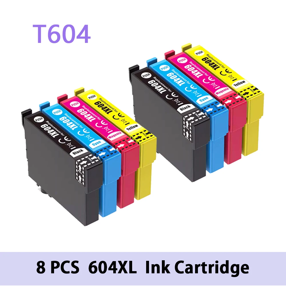 604XL T604XL T604 604 Ink Cartridge for Epson XP-2200 2205 3200 3205 4200 4205 WF-2910 2930 2935 2950DWF Printer