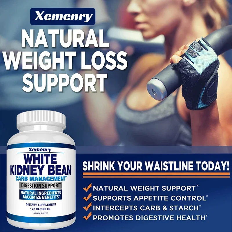 Natural White Kidney Bean Extract - Trapping Carbohydrates 100% Pure Carb Blocker