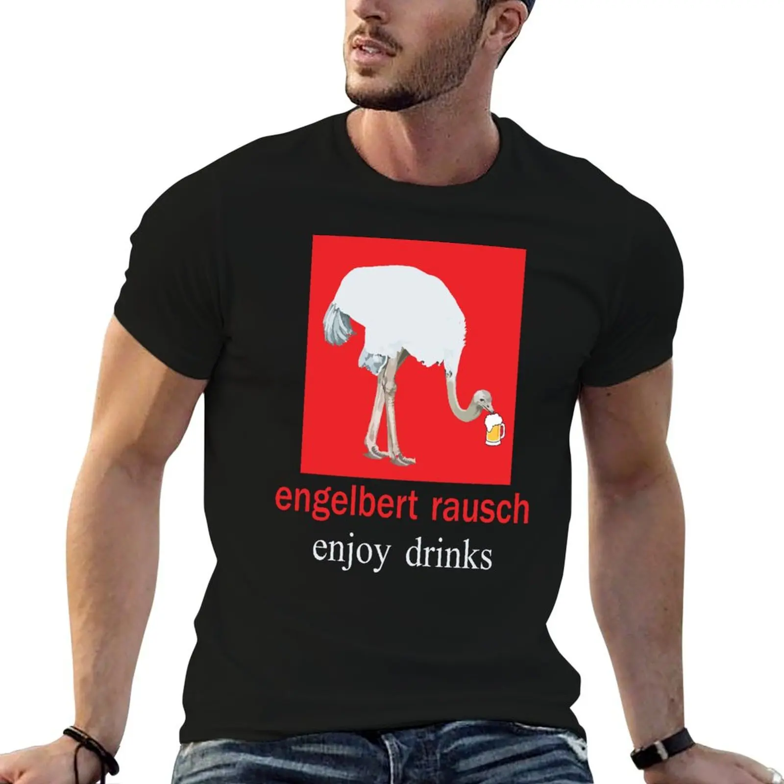 

enjoy T-Shirt quality anime shirts tshirt engelbert high drinks cotton t rausch