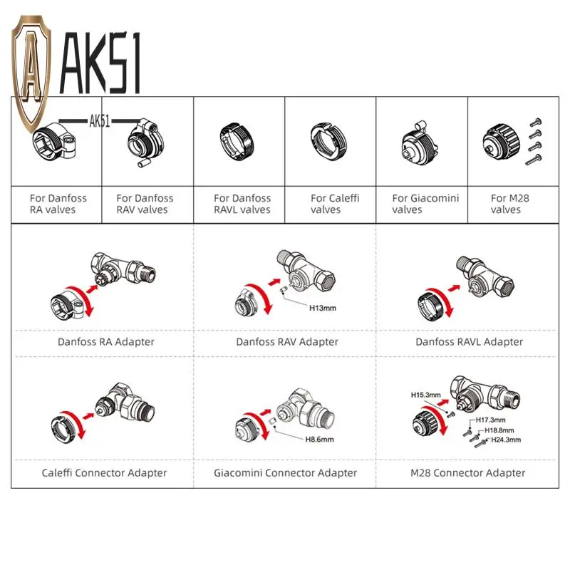 

AK51-умный термостатический радиаторный клапан, программируемое приложение, дистанционный контроллер температуры, работает для Alexa Google Home