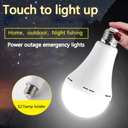 E27 led-lampen 7/9/12/15W Oplaadbare Lampen Bombillas Noodverlichting Met haak Spots Koud/Warm Wit