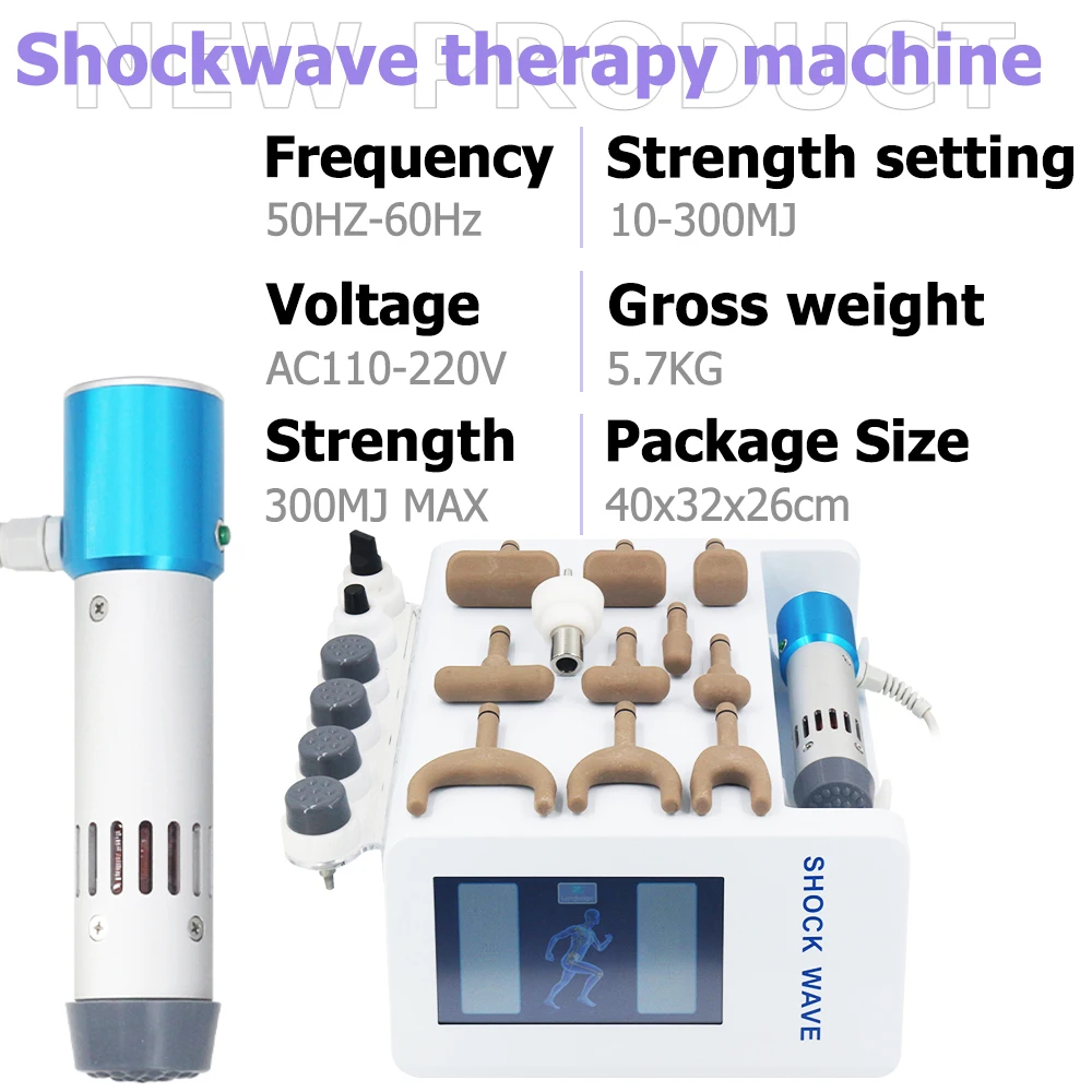 300MJ آلة العلاج بالمستخدمين لضعف الانتصاب لتخفيف الآلام 2 في 1 أدوات ضبط العلاج بتقويم العمود الفقري مسدس تصحيح كهربائي #3