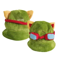 Hot Game Lovely kawaii Swift Scout Timor Teemo's Hat LOL Cosplay High Quality Plush Warm Hat Party Teemo Cap