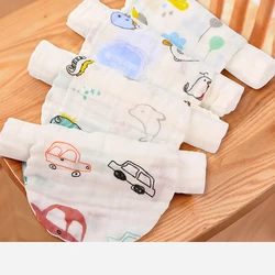 Baby crepe sweat absorbing towel children's sports towel, back pad, cute cartoon hand towel Party gift Sweat barrier Backrest