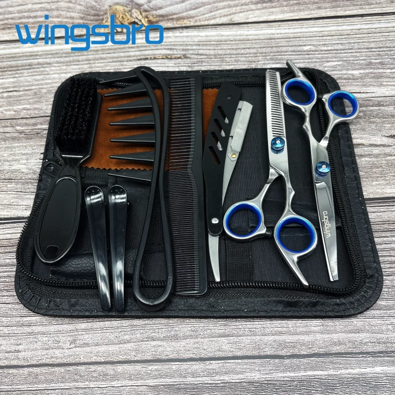 

6.5 inch Hair Scissors Set Professional Barber Scissors Stainless Steel Hair Tools Hairdressing Hair Cutting Thinning Shears