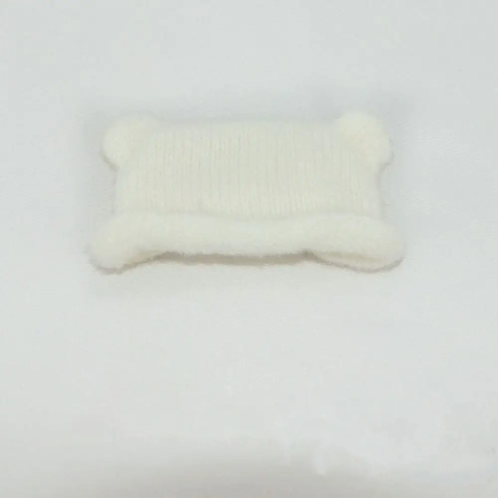 Mini Dollhouse Miniature Hat 5 Styles Doll House Ornament Tassel Straw Hat Handmade Knitted Hat Accessories 10cm Cotton Dolls