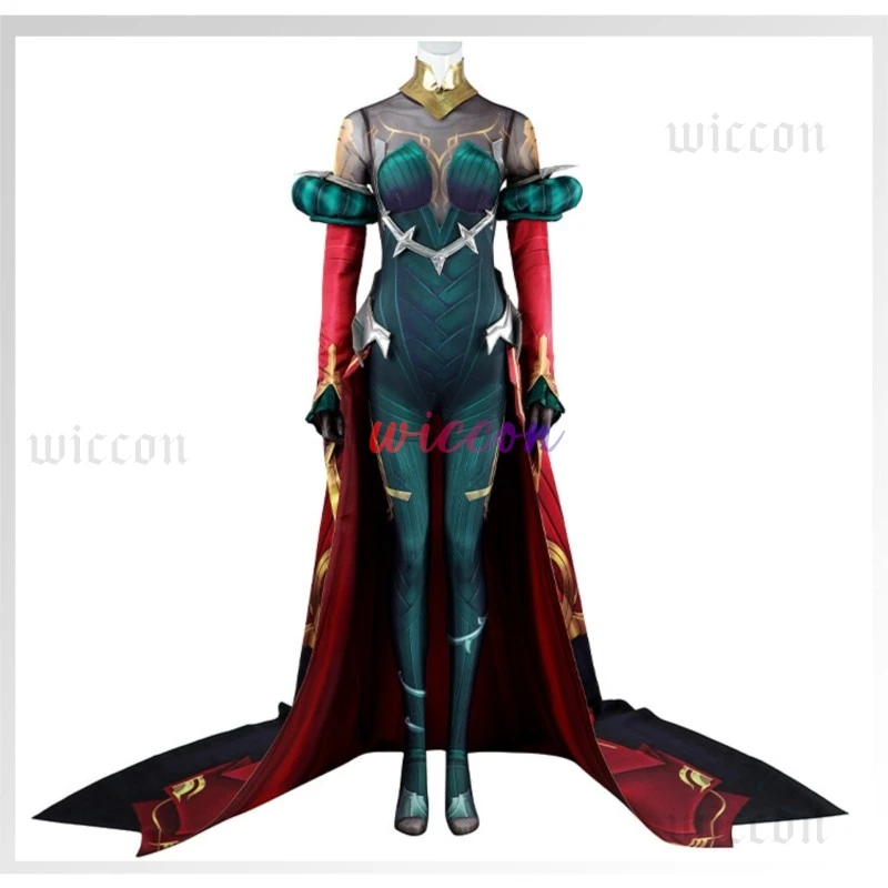 

Mel Cosplay Costume LOL Jumpsuit Cloak Earrings Game LOL Mel Cosplay Carnival Party Women Dress Uniform Halloween Outfit Fullset