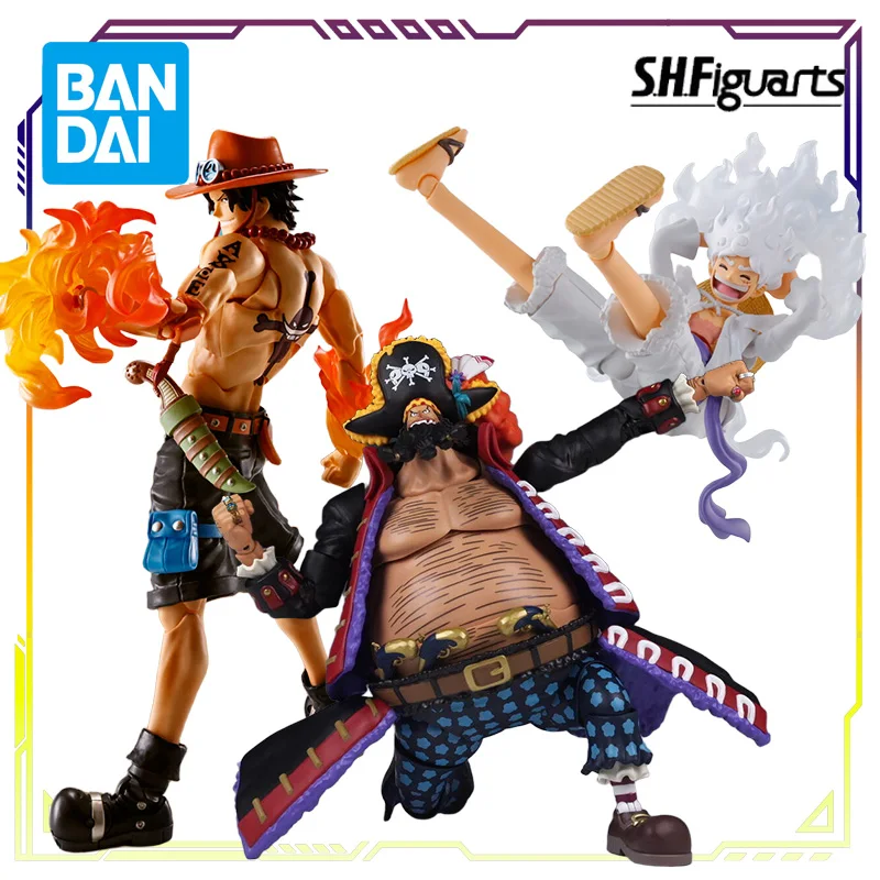 

BANDAI Original S. H.figurarts Series Marshall · D · Ticci - The Fourth Emperor - (Blackbeard) Anime Action Figure Model Toys