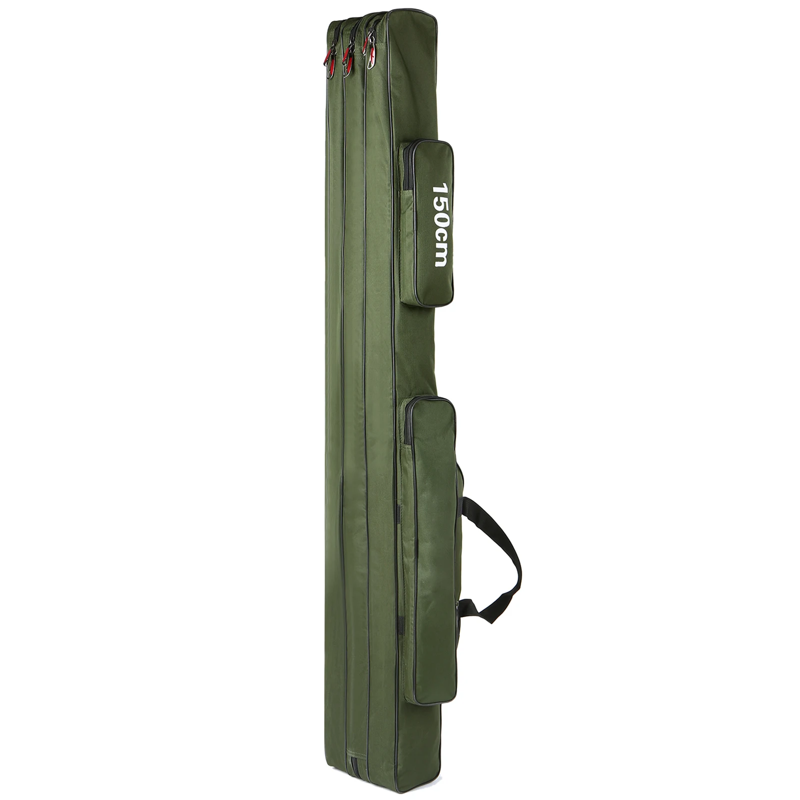 rod carry bag Lixada 3 Layers Fishing Pole Bag Portable Folding Rod Carry Case Fishing Reel Tackle Storage Bag Case