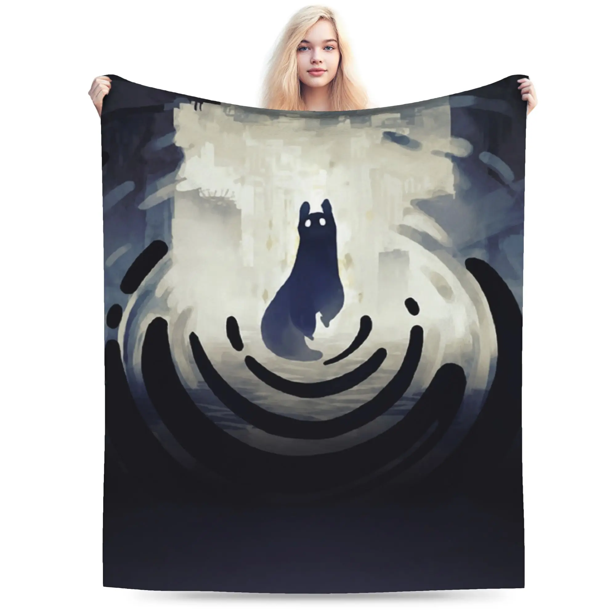 Rain World Slugcat Indie Game Survival Platformer Blanket Coral Fleece Plush  Cozy Soft Throw Blanket for Bedding Bedspreads