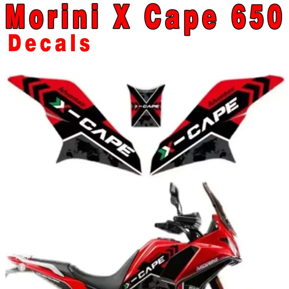 Fit Morini X-Cape 650 Motorcycle Decals Decoration Fuel Tank Body Protection Sticker for Morini X Cape 650 Dedicated