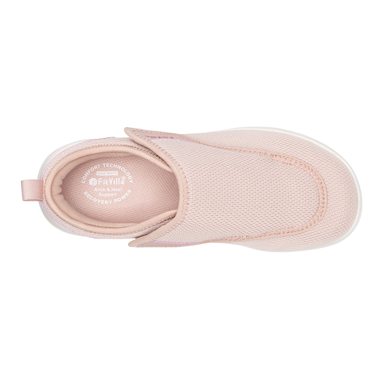 FitVille Diabetiker-Schuhe Extra Breite Gehschuhe für Senioren Hallux-Valgus Orthopädische Schuhe Verstellbare Daumen-Eversionshilfe für Geschwollene Füße – Detail 12