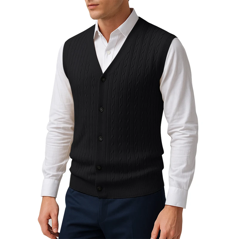Thumbnail 2 - #40 Best Mens Knit Sweater Vests to Buy In 2026