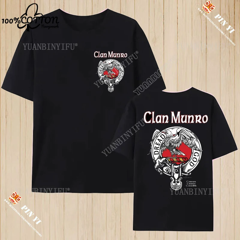 

New Arrival Casual Clan Fraser of Lovat Clansman’s Crest Badge Print Summer Trending Unisex T Shirt Cotton O-neck Short-sleev