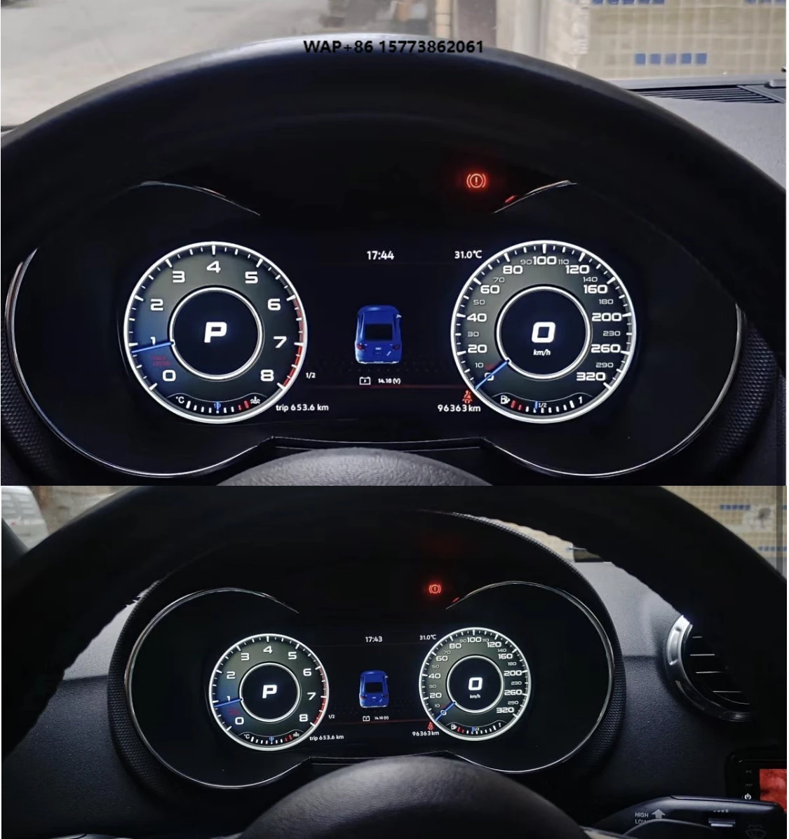 

Car Lcd Digital Dashboard for Tt A3 S3 Q2 Q2L 2013-19 Years Panel Speedometer Virtual Cockpit Dashboard Cluster