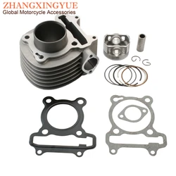 52.4mm Scooter Cylinder Block Kit For Peugeot 125 Citystar Django125 Speedfight 3 Tweet 125cc 4 Stroke
