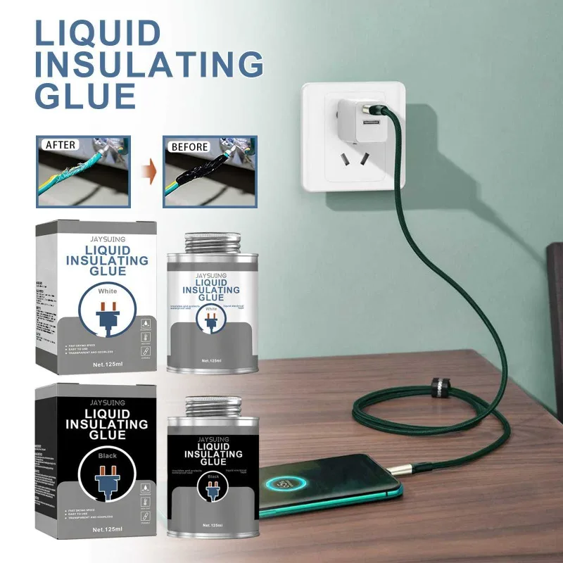 Insulating Glue Is Waterproof Leak-proof  Resistant Durable High temperature liquid glue Transparent and Odorless Liquid Colloid