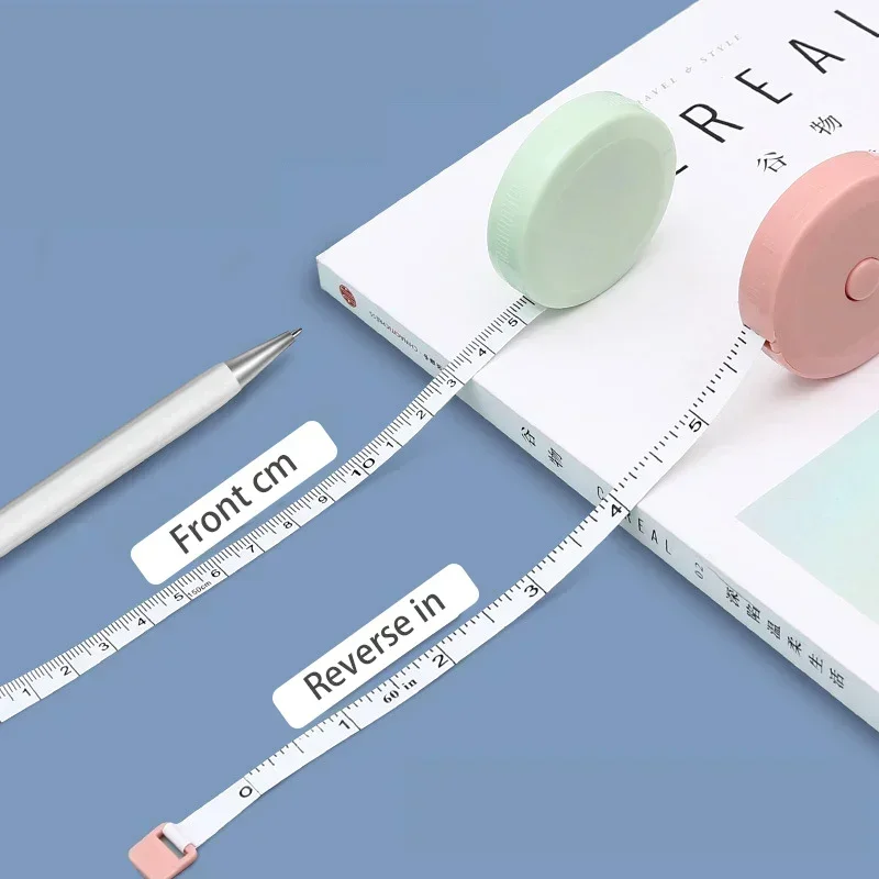 1/2pcs  2M Soft Tape Measure Double Scale Body Sewing Flexible Measurement Ruler for Body Measuring Tools Tailor Craft 78Inch