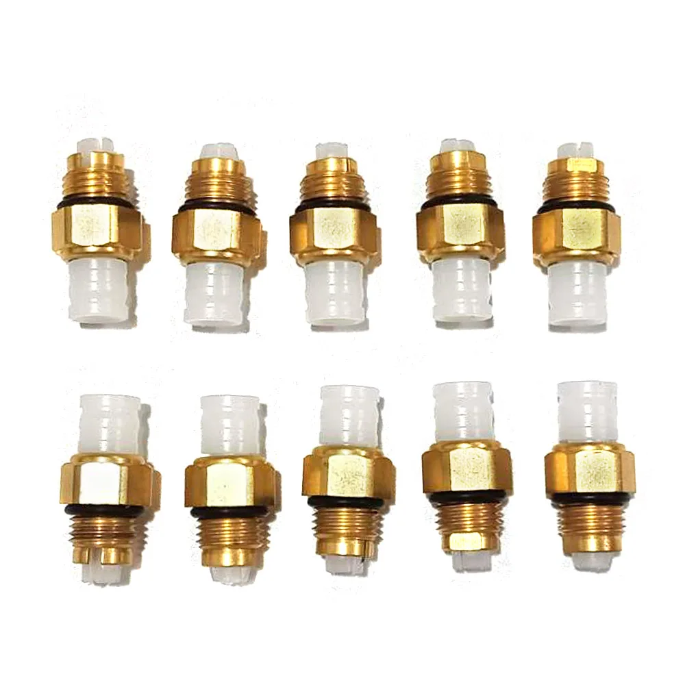 10Pcs M10 Air Suspension Repair Kit Air Valve M10 For Q7 VW Touareg Air Connector Brass Fittings