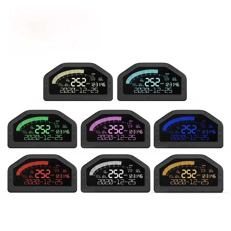 New Multi-Function Race Panels LCD Display Dashboard Ll Connection Colors Screen Racing Gauge DO921