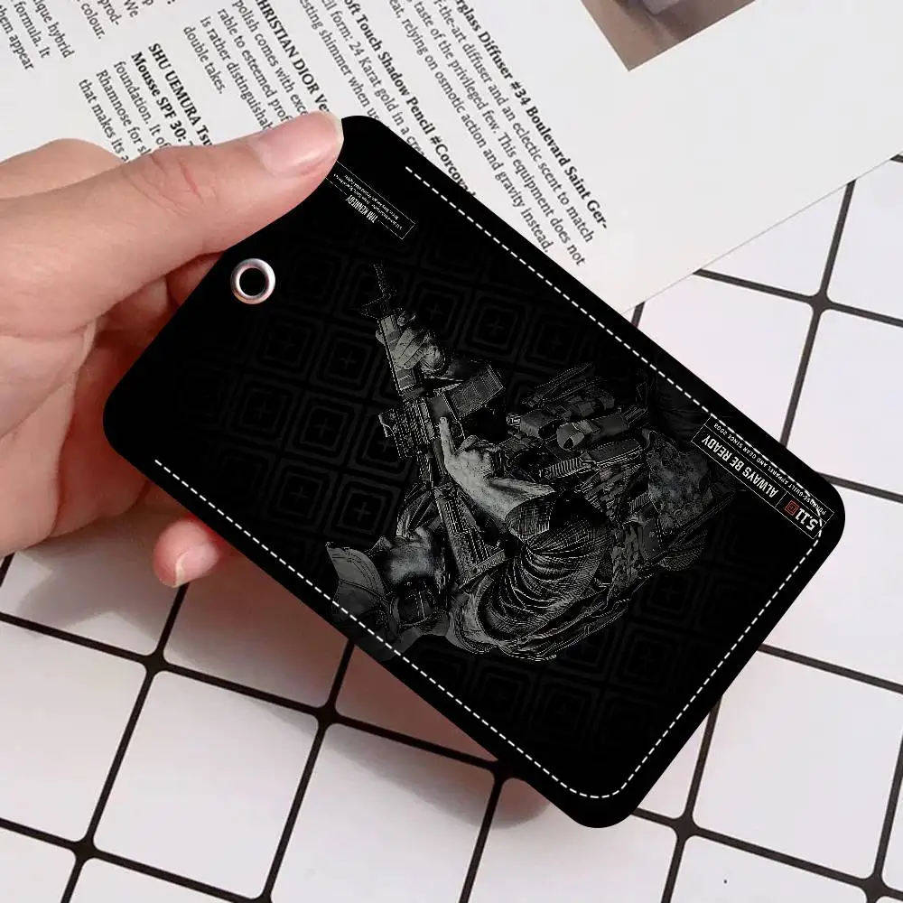 

5.11 T-Tactical Bank Card,Subway, Bus Card Holder Keychain Key Ring Door Access Tags ID Card Case Keychain Access