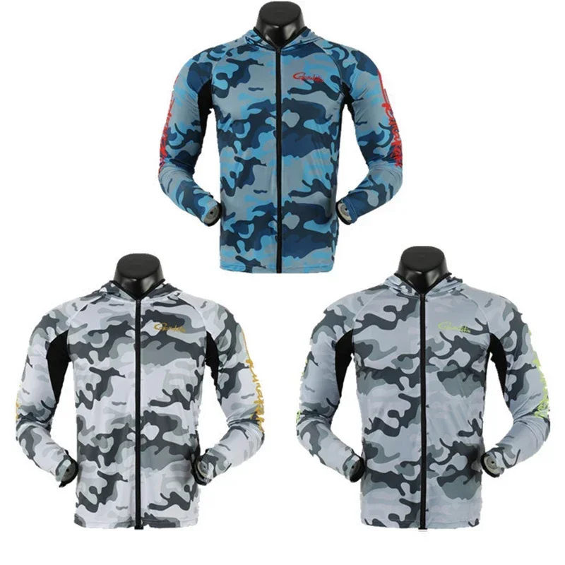 

2024 Summer Long Sleeves Fishing Jersey New Shirts Quick Dry Hoodie Outdoor Sun Protection Clothes For Men Pesca Camiseta