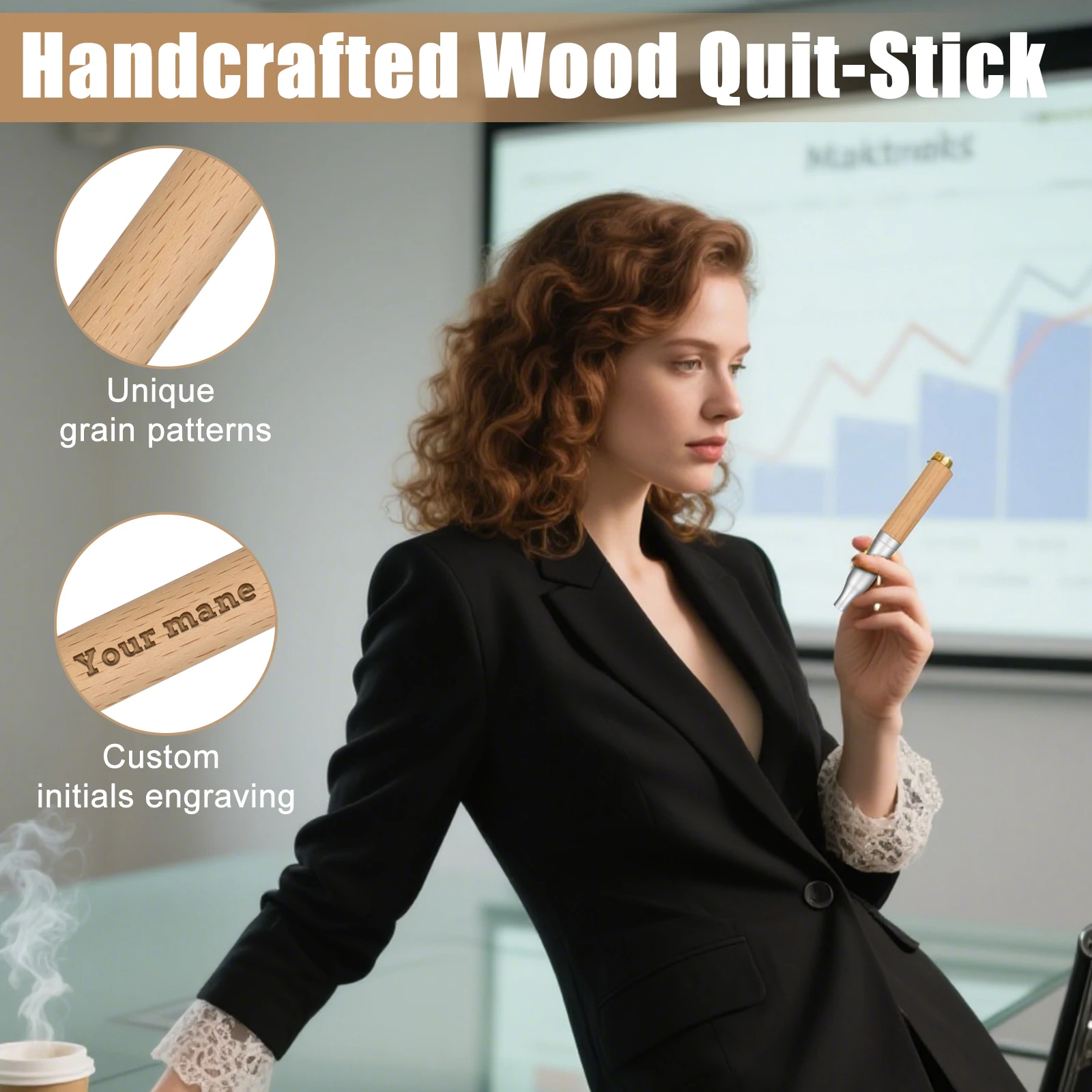 Upgrade 2.0 Stop Smoking Inhaler Relieve Anxiety Flavored Air Inhaler Quit Smoking Craving Relief Smokeless Stick Non-nicotine