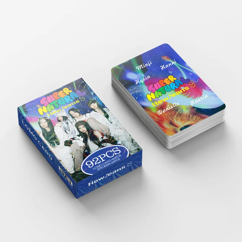 92Pcs/Set Idol Girl Group New Series Lomo Cards Sticker HD Printd Photocards High Quality Postcards Fans Collection Gifts