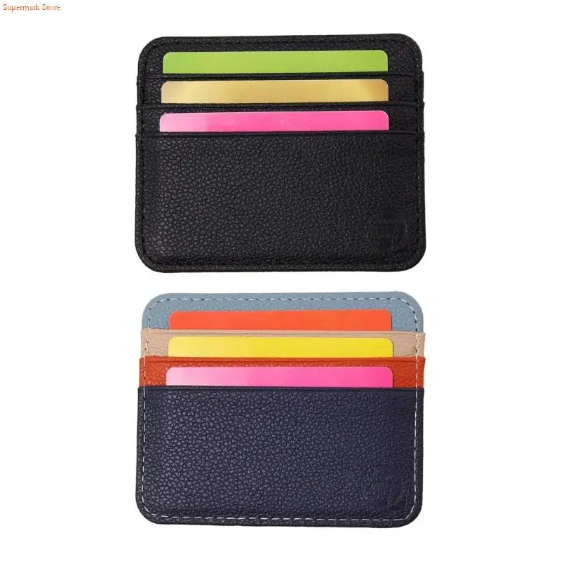 

Q5WE Elegant Leather Card Case Functional and Fashionable Coin Purse Compact Organizd