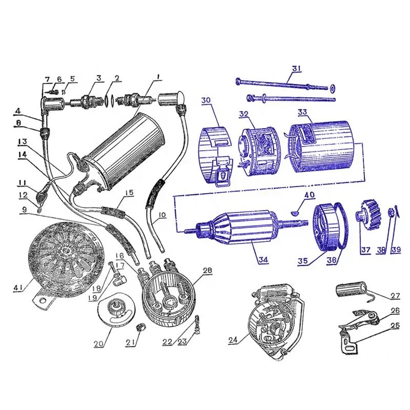 B.MW R71 M61 K750 K650 Auto Starter Motor 750CC Peças sobressalentes para motocicleta Conjunto de motor de partida. Para CJK750 Ur.al M72