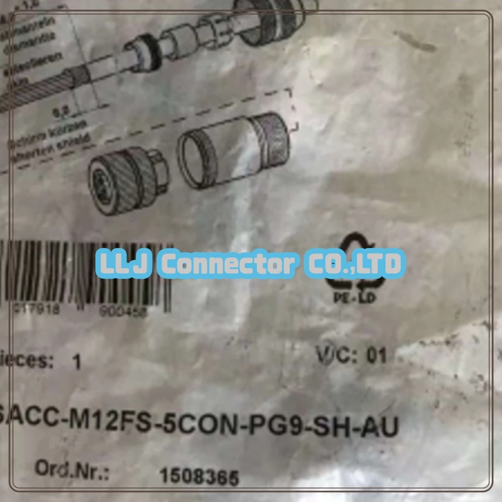 1pcs/lot 1508365 SACC-M12FS-5CON-PG 9 SH AU Connector Electronic components