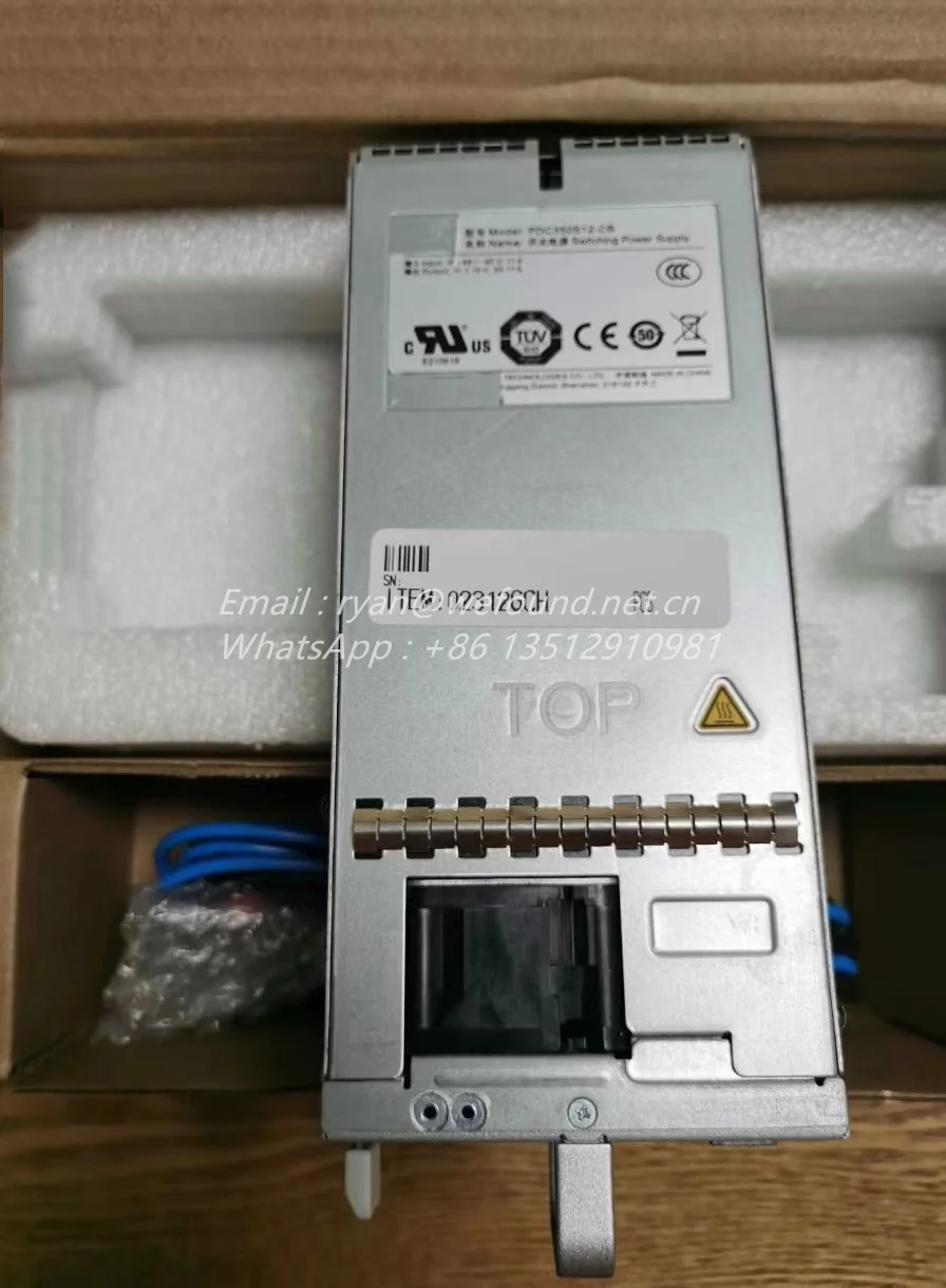 PDC350S12-CB (B：back-to-front) 350W DC Power Supply Module for HUAWEI CE6857-48S6CQ-EI Network Switches 02312GCH