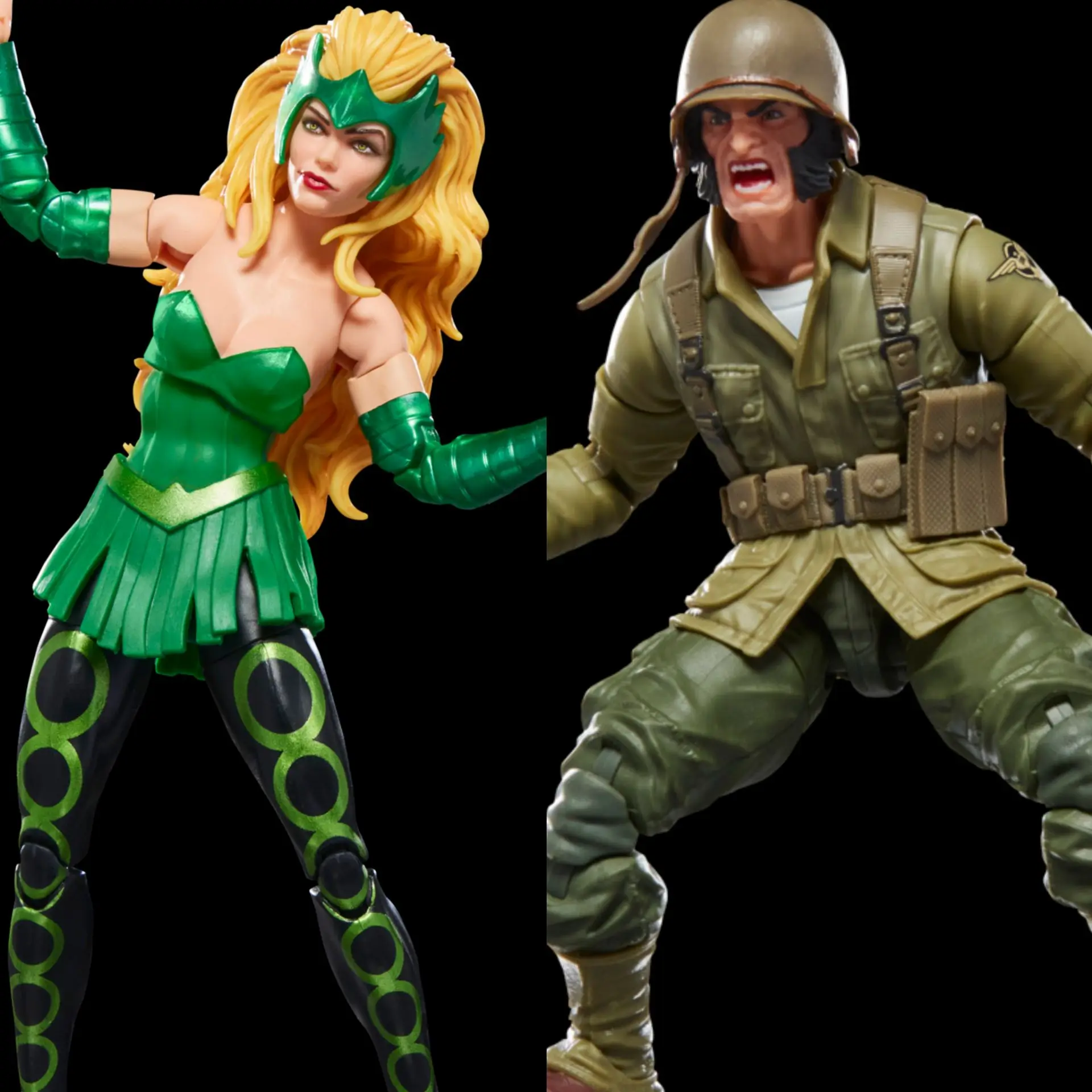 Marvel Legends Enchantress Segunda Guerra Mundial Logan Wolverine Executioner Wave Figura de acción suelta de 6"