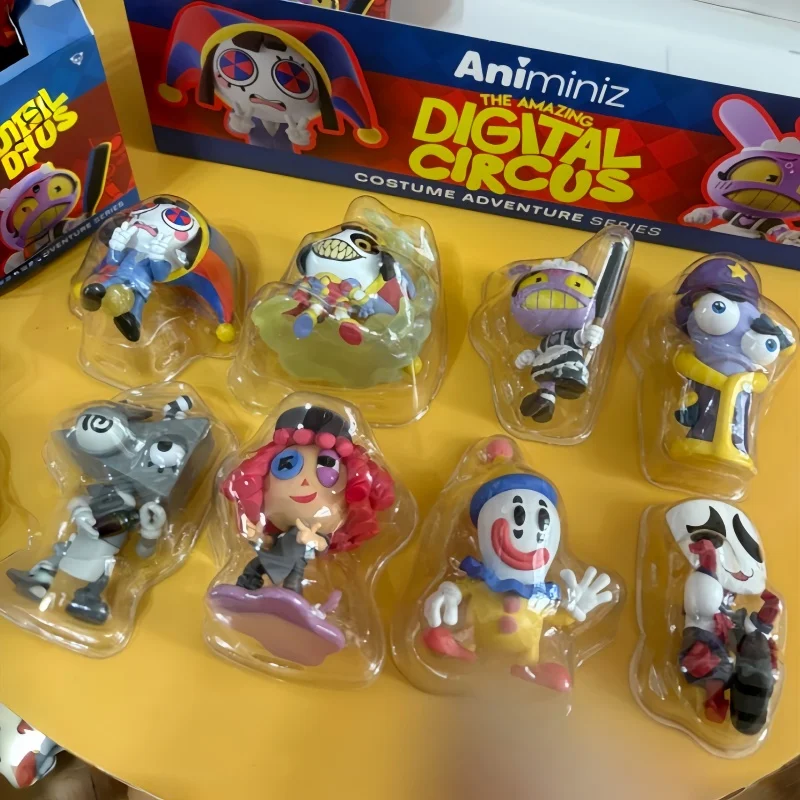 

Удивительный цифровой цирк-Pomni, аниме-фигурка, экшн-фигурка серии 2, слепая коробка Pomni, ПВХ, мини-милая загадочная игрушка, подарки-сюрпризы
