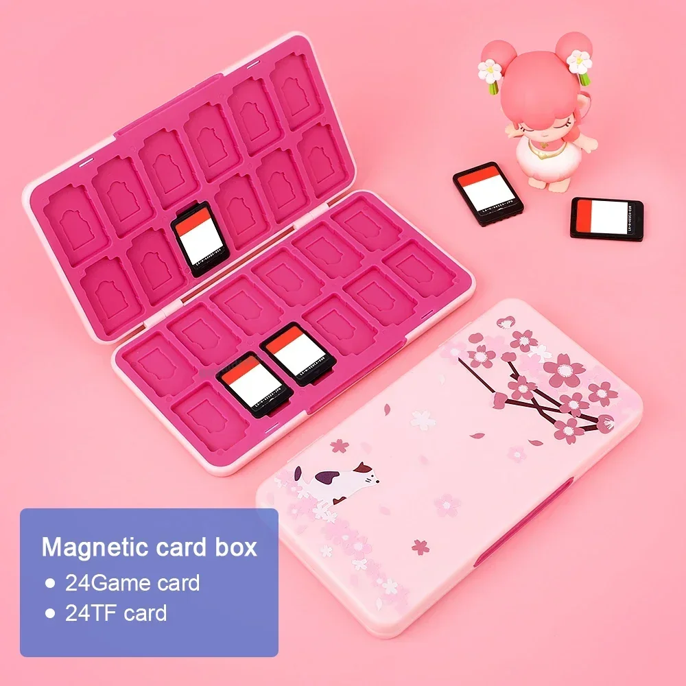NEW 24in1 Game Card Case Holder Hard Shell Protective Game Card Storage Box For Switch/Lite/Oled Gaming Accessories - view 5