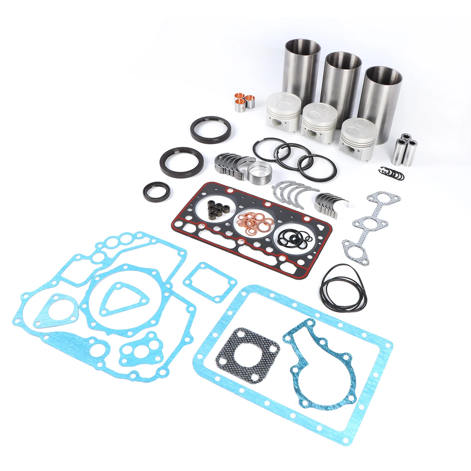 1 Set Engine Overhaul Rebuild Kit For Kubota D722 D722EBH D722E Excavator Engine Forklit Repair Parts