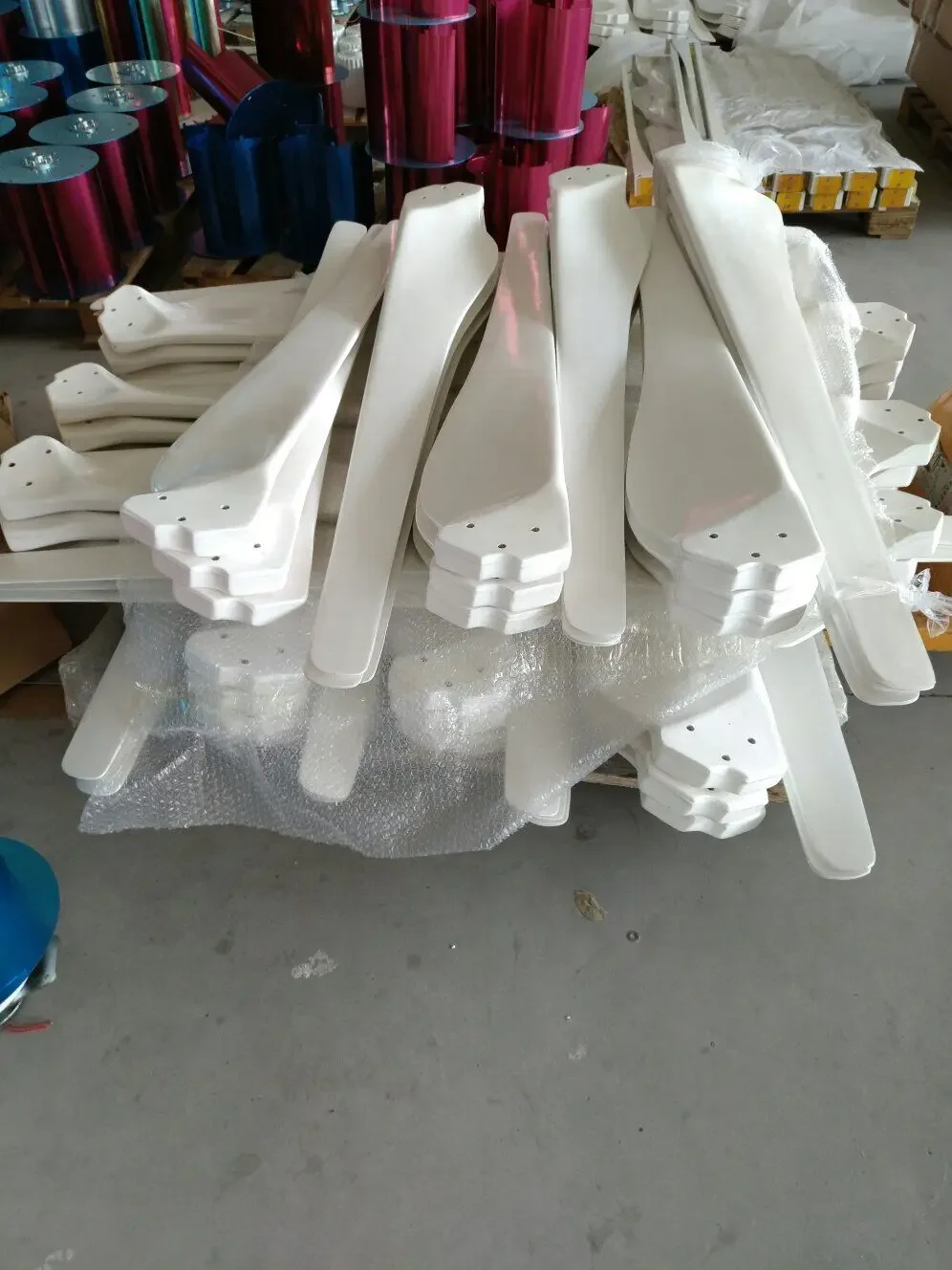 New energy High-Strength Fiberglass Blades For Horizontal Fan Accessories Sold in DIY Factories Ranging From 1.5 M to 1.95M